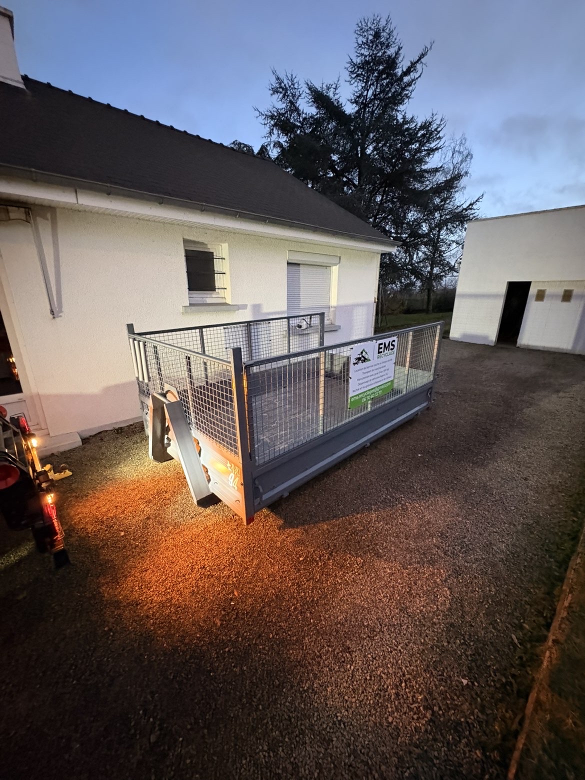 Equipe EMS Recyclage en intervention terrain